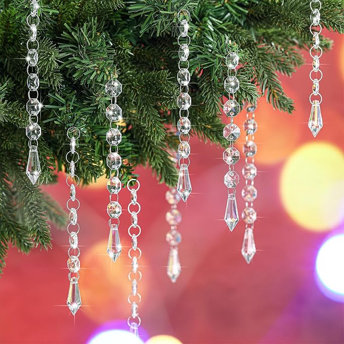 Nuenen 100 Pcs Acrylic Hanging Crystals - Image 7