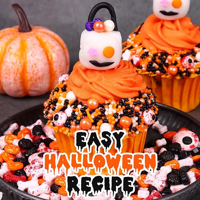 Halloween Sprinkles for Cake Decorating 7ounce Edible Bloody Candy Eyeball for - Image 3