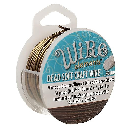 The Beadsmith Wire Elements Craft Wire – Tarnish Resistant, Soft Temper by TheBeadsmith