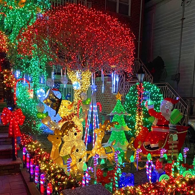 YEGUO 66ft 200 LED Red Halloween Lights Outdoor Waterproof, 8 Modes Twinkle - Image 7