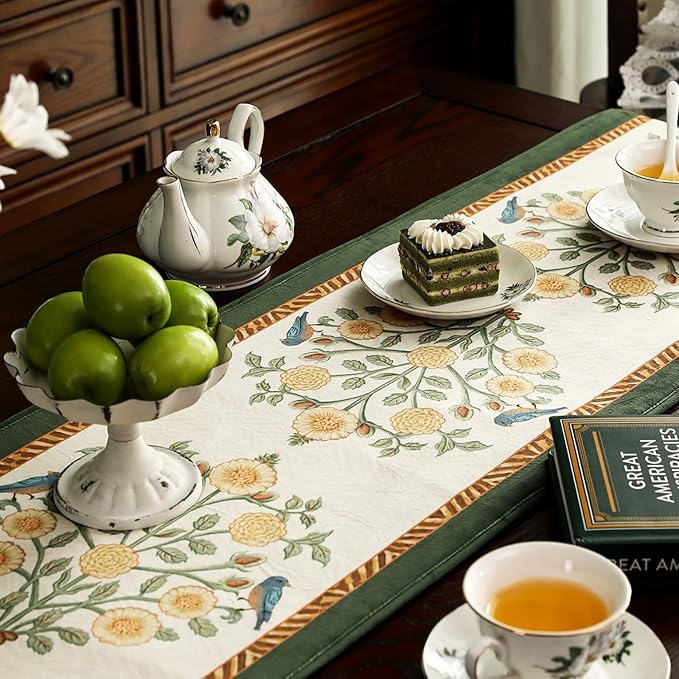 patdrea Velvet French Table Runner Farmhouse - Image 7