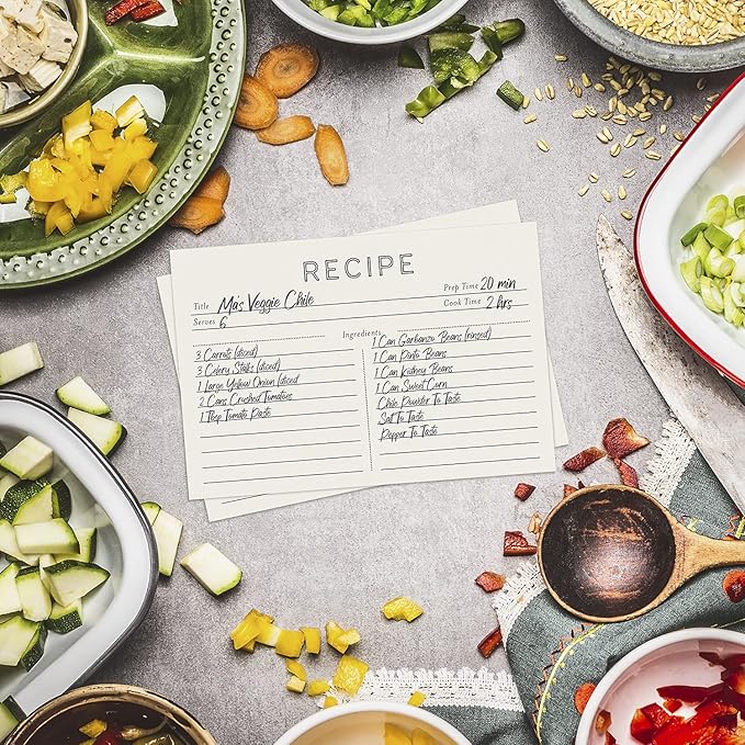 Jot & Mark Recipe Cards 5x7 Inches Blank Double Sided - Image 6