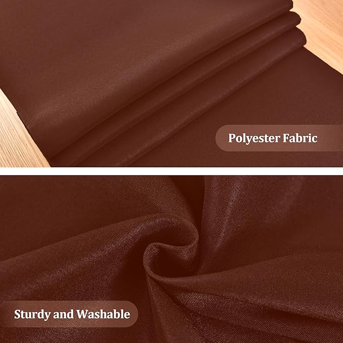 Farmhouse Chocolate Table Runner Small Short Table Runners 36 Inches Coffee - Image 4