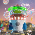 Rocket-Shaped Bubble Machine for Kids & Pets by MAKEKIDSSMILEBUBBLEFUN