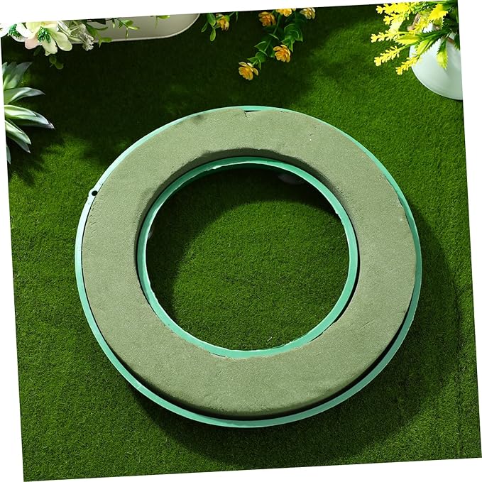 DOITOOL Flower Foam Ring with Suction Cup Car Flower Mud Green Wet Foam Blocks - Image 9