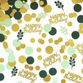300PC Greenery Happy Birthday Confetti by Vofrise