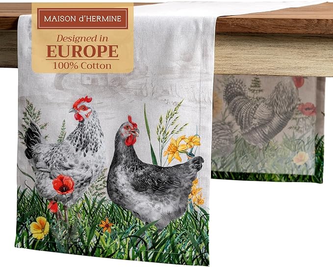 Maison d' Hermine Table Runner 100% Cotton Single Layer Table Runners 108 by MaisondHermine