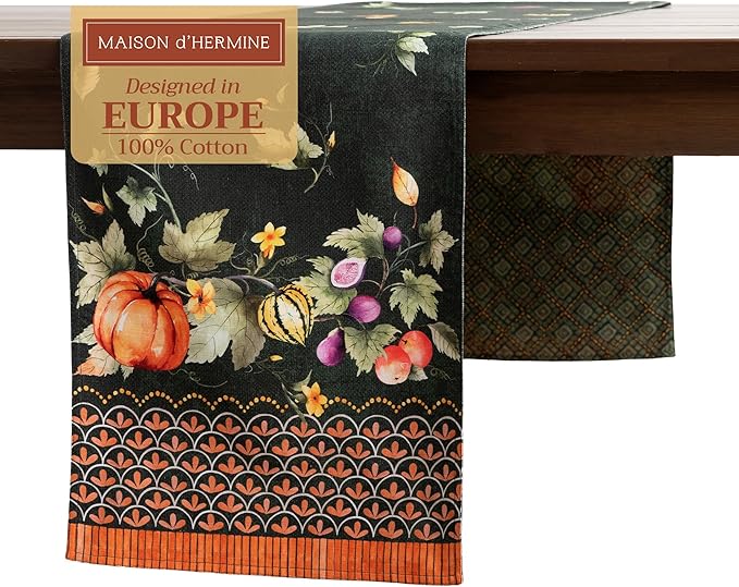 Maison d' Hermine Table Runner 100% Cotton Double Layer Table Runners 108 by MaisondHermine