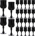 JLYLOL Plastic Vintage Wine Glasses 7OZ Plastic Goblets Vintage Drinking by JLYLOL