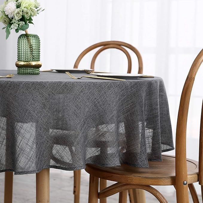 maxmill Flaxy Faux Linen Tablecloth - Image 2