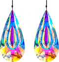 2 Pack Hanging Droplet Shape Chandelier Crystal Prisms（4.6‘’*2.1‘’） by Unknown