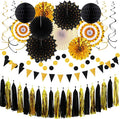 Black-Gold Graduation Party-Decorations by Hugtmr