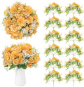 12 Packs Peonies Artificial Flowers, Silk Artificial Peonies Flowers Fake Peony by GOSTADY