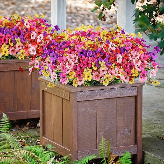 AmyHomie 20 Bundles Artificial Flowers - Image 4
