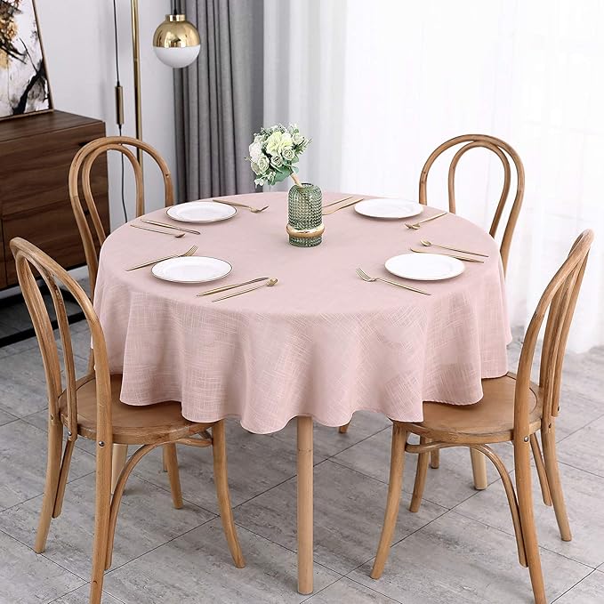 maxmill Lux Faux Linen Tablecloth by maxmill
