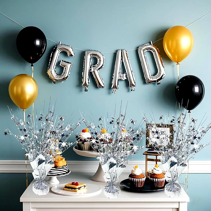 12 Pack Metallic Foil Spray Centerpiece Star Table Decoration Burst Table - Image 6