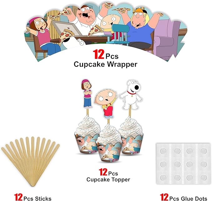 Seyal® Stewe Griffin Cupcake wrapper - Image 4
