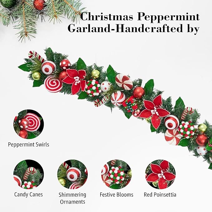 Christmas Peppermint Garland - Image 4