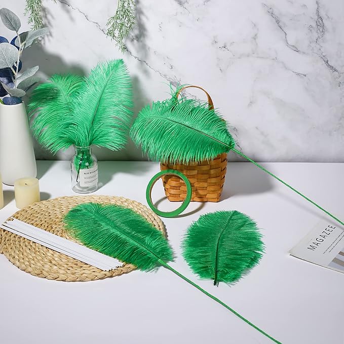 Holmgren Natural Green Ostrich Feather - Image 6