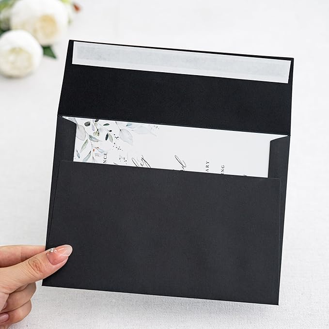 PONATIA 50 Pieces 5x7 Envelopes, A7 Envelopes Self Seal - Image 7