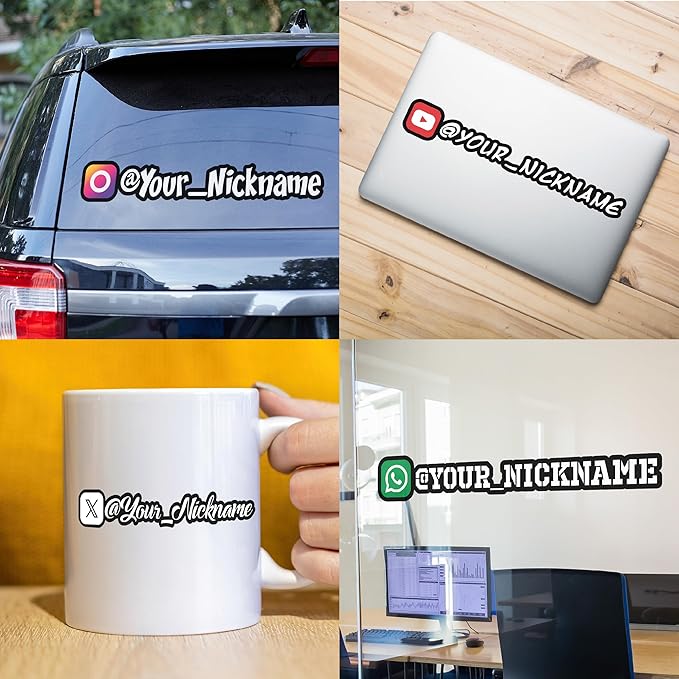 Custom Social Media Vinyl Lettering - Image 5