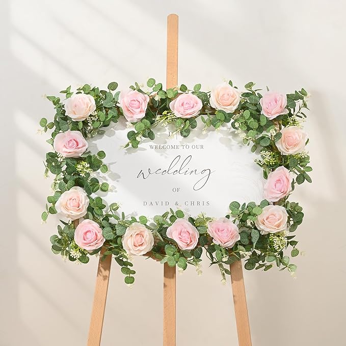 Dolicer 2Pcs 13Ft Artificial Eucalyptus Garlands - Image 3
