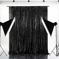 Eternal Beauty Black Sequin Backdrop, 6x6 Ft Halloween Glitter Background by EternalBeauty