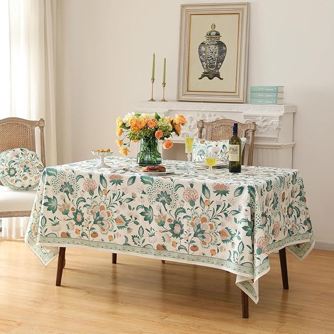 patdrea Designer French Green Table Cloth - Image 6