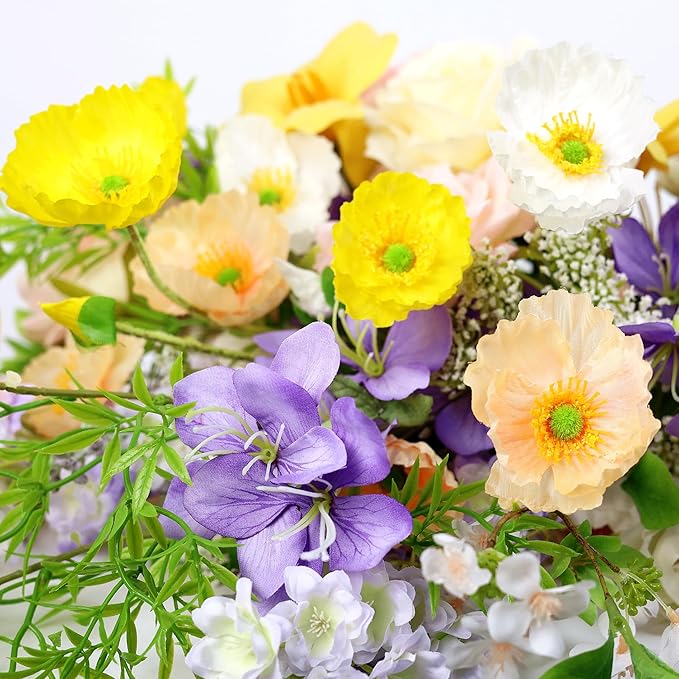 Artificial Flowers Bouquets for Bridal Wedding Home Decor Fake Floral - Image 9