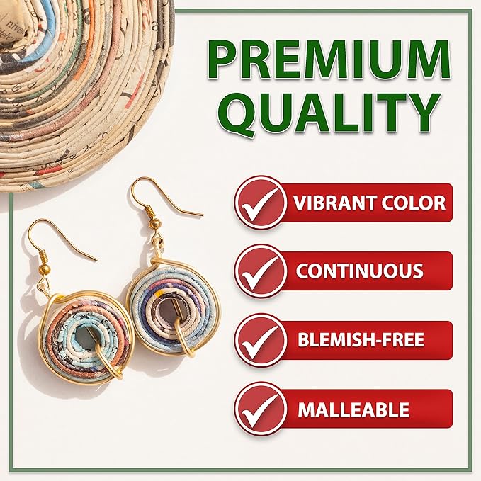 Mandala Crafts 22 Gauge Anodized Aluminum Craft Wire - Image 6
