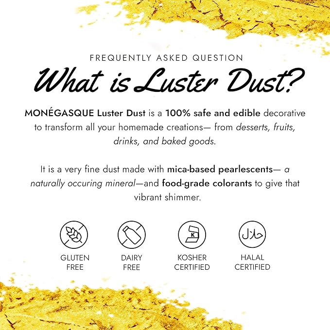 MONÉGASQUE Luster Dust Edible Glitter - Image 3