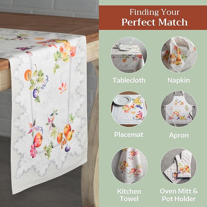 Maison d' Hermine Table Runner 100% Cotton Double Layer Table Runners 72 inches - Image 5