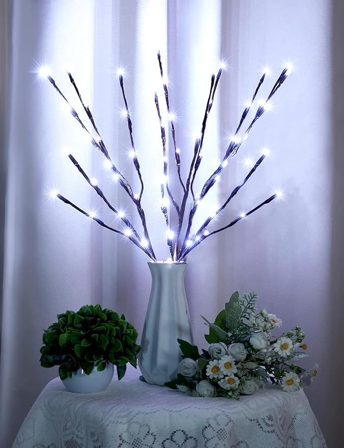 3 Pack Lighted Branches for Vases Plug in - Image 4