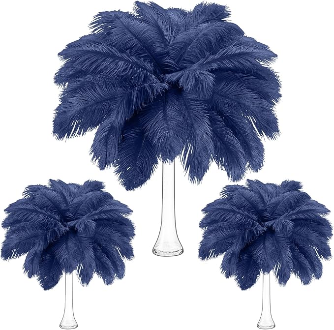 Maitys 90 Pcs Large Natural Ostrich Feathers Bulk 14-16 Inch 12-14 Inch 10-12 by Maitys