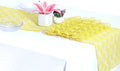 MDS Pack of 10 Wedding 12 x 108 inches Lace Table Runner by MDS