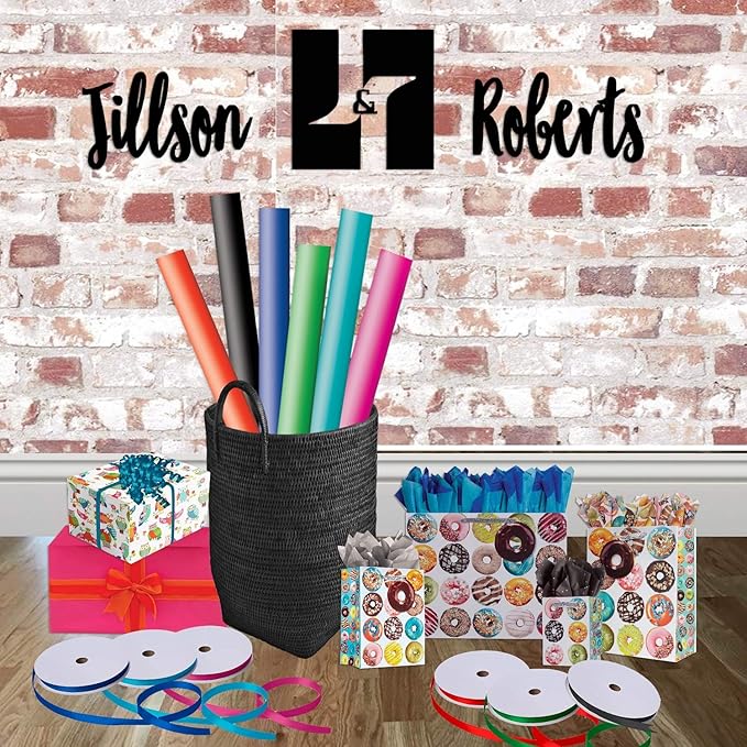 Jillson Roberts 6 Roll-Count All-Occasion Solid Color Gift Wrap Available in 10 - Image 2