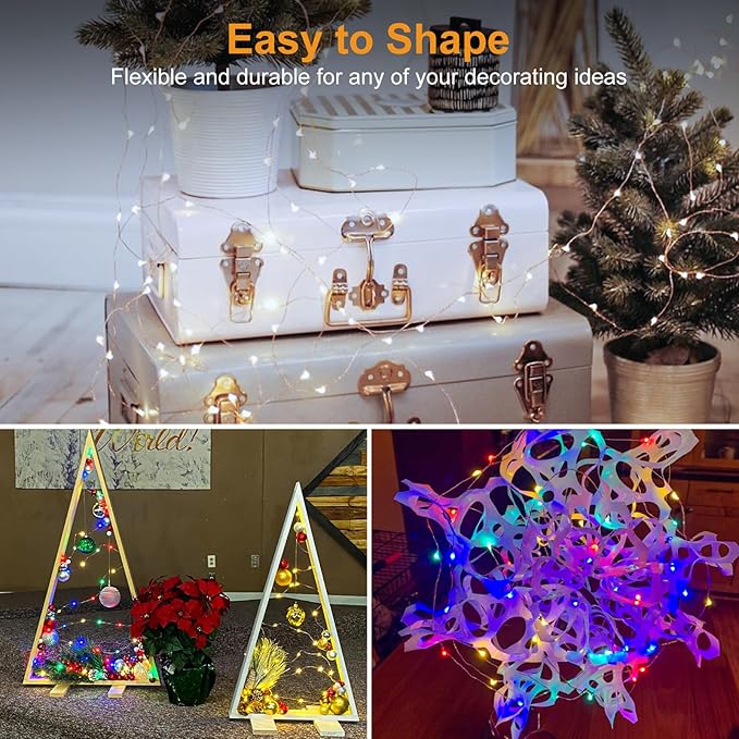 btfarm 30 Pack Fairy Lights Battery Operated, 7ft 20 Led Twinkle Lights String - Image 6