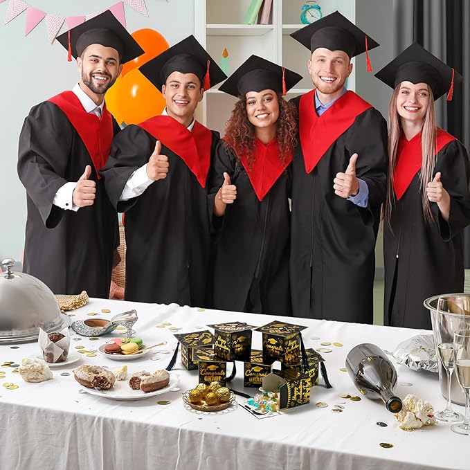 COTOPHER 36 Pack Mini Graduation Cap Gift Boxes, Class of 2025 Graduation Candy - Image 5
