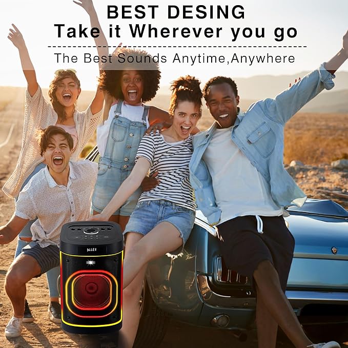 BeatGhost Karaoke Machine Portable Bluetooth Party Speaker 2 Rechargeable - Image 7