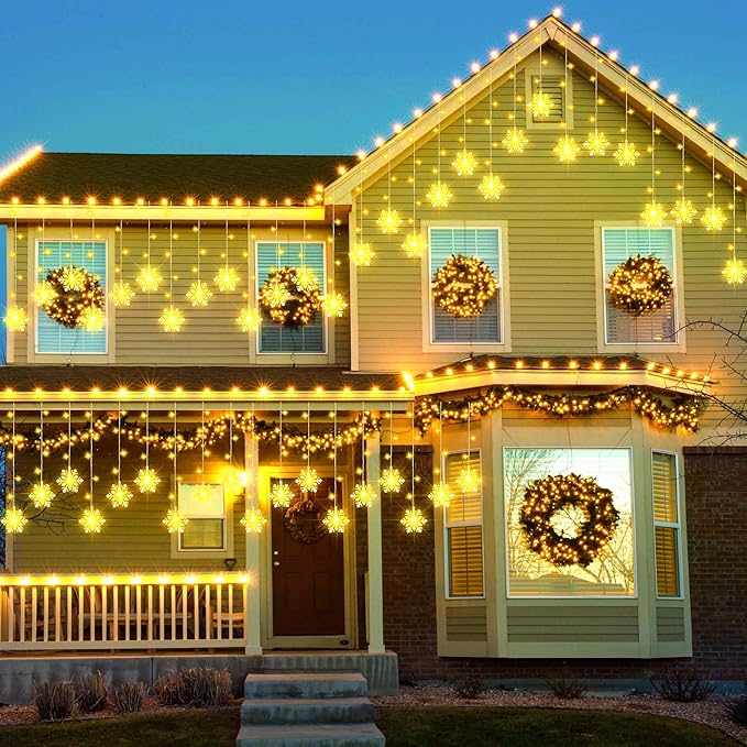 150 LED Christmas Icicle Lights - Image 6