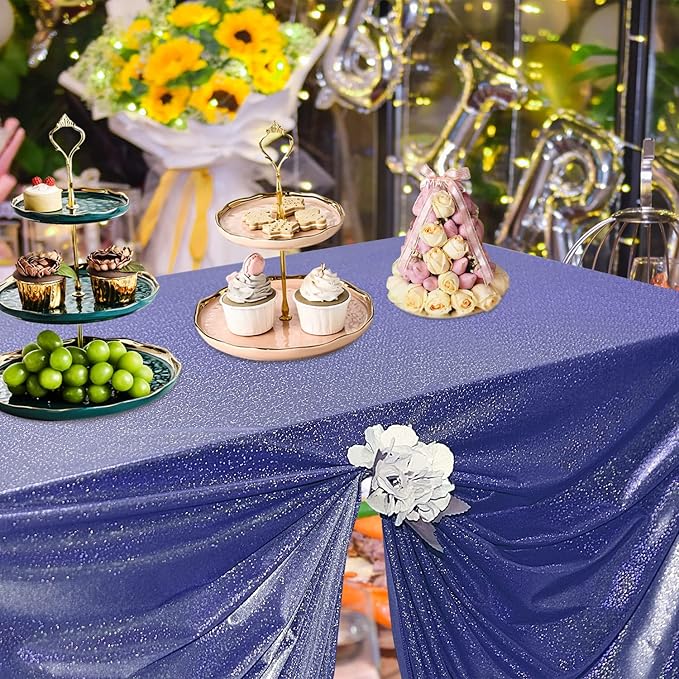Fitable Sequin Tablecloth for Parties 60x84 Inch - Image 4