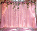 20ft x 10ft Pink Tulle Photo Backdrop Curtain by Suppromo