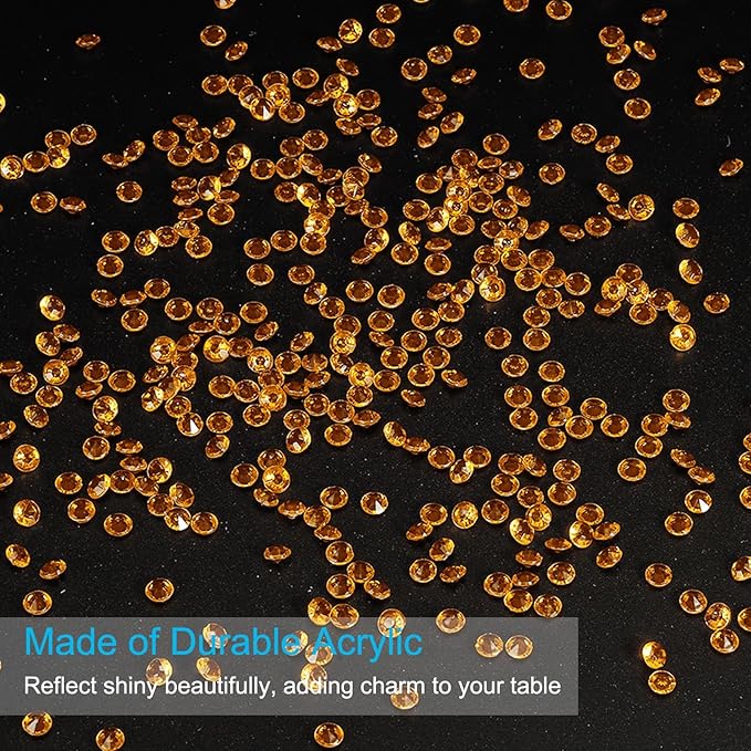 PATIKIL 10000 Pcs Wedding Table Scatter Confetti Crystals 4.5mm Acrylic - Image 3