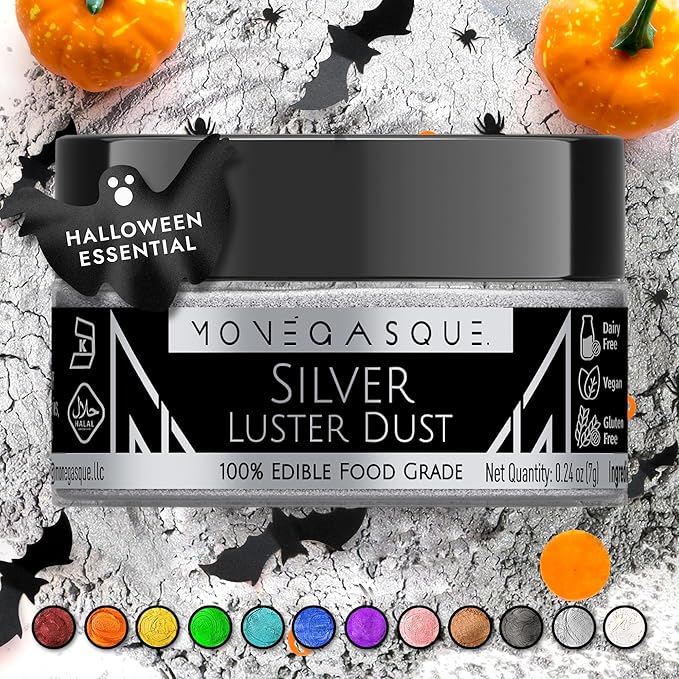 MONÉGASQUE Silver Edible Glitter by MON%C3%89GASQUE