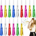 24 Pcs Glitter Noise Makers Metallic Fringed Party Blower by Twavang