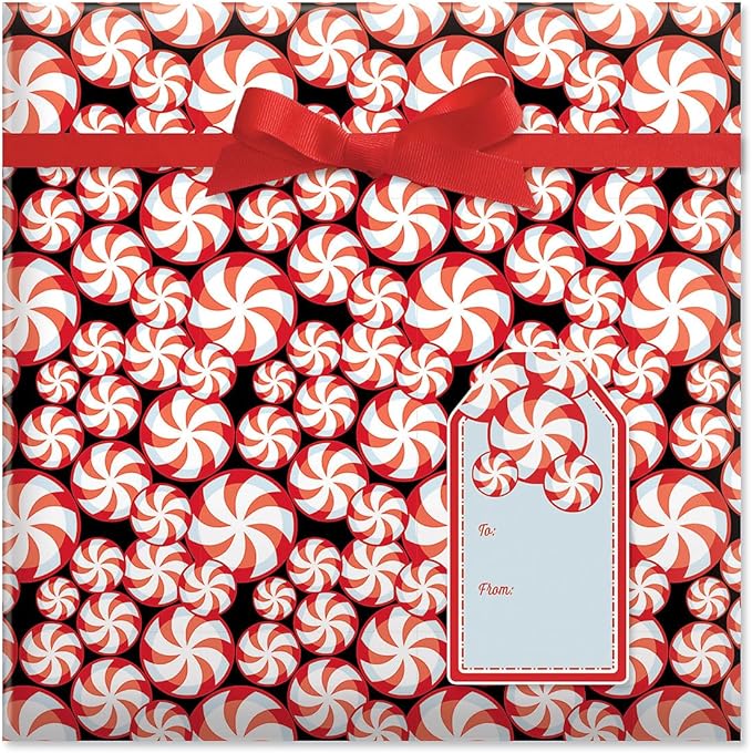 Current Christmas Candy Rolled Wrapping Paper - Image 5