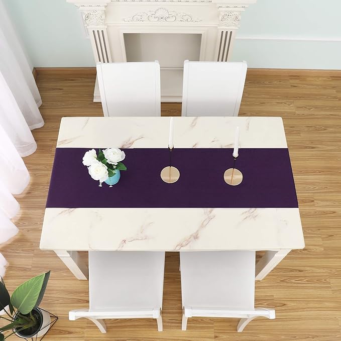 DUALIFE Plum Purple Table Runner - Image 3