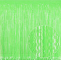 4 Pack Wavy Green Tinsel Backdrop Curtain by CYLMFC