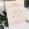 Paisley Wedding Table Numbers, Double Sided, Tent or Use in a Stand by DocumentsandDesigns