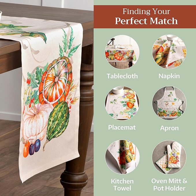 Maison d' Hermine Table Runner 100% Cotton Single Layer Table Runners 72 inches - Image 5